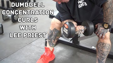 Dumbbell Concentration Curls with Lee Priest
