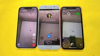 Download Lagu Three incoming Call Video FaceTime iPhone 11 vs Samsung A7 vs iPhone 13 MP3