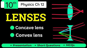 Lenses Class 10 Physics Ch 12 |  Types of Lenses Concave Lens and Convex Lens Class 10 Physics Ch 12