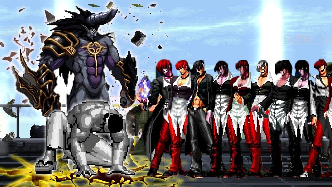 [Mugen KOF] Dai Seki Mon "Stone Daimon" Vs Iori Yagami Team