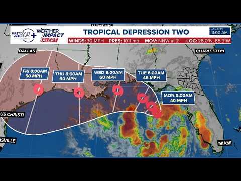 Talkin' Tropics: Tracking Tropical Depression Two and its impacts on the First Coast