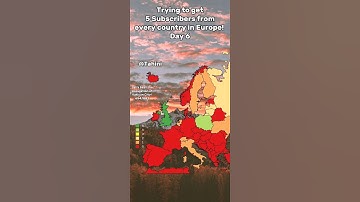 Trying to get 5 subscribers from every country in Europe! Day 6 | #europe #shorts #subscribers