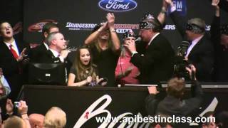 Bret Michaels at Barrett Jackson Selling his car,Guitar, and Life time on Stage Pass