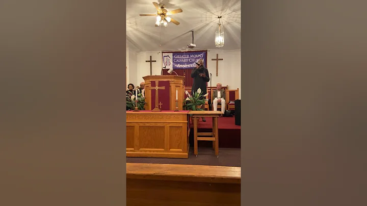 Pastor Michael Searcy at Greater Mount Calvary 3/1...