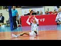 Crazy setter skills in volleyball