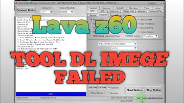 Lava Z60 Tool DL Image Fail Fix Problem
