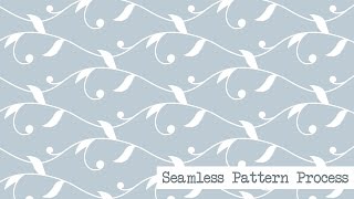 Seamless Vector Pattern Design - Speed Process