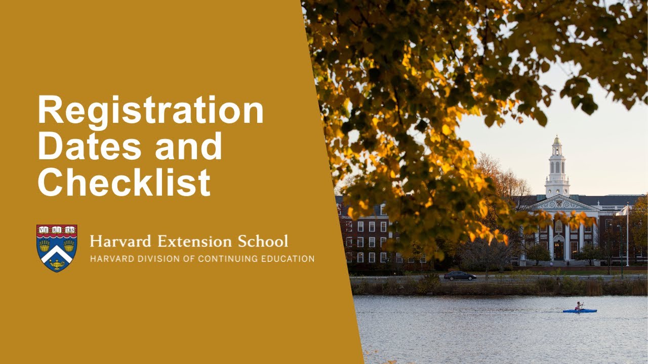 Fall 2024 Registration Dates and Checklist YouTube