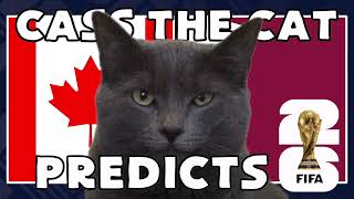 Canada vs Qatar | 2026 FIFA World Cup Cass the Cat 🐾 Prediction