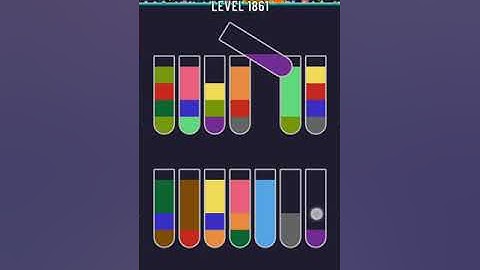 Water Sort Puzzle - level 1861