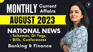 August 2023 Current Affairs | Monthly Current Affairs 2023 by Richa Ma'am | Parcham Classes