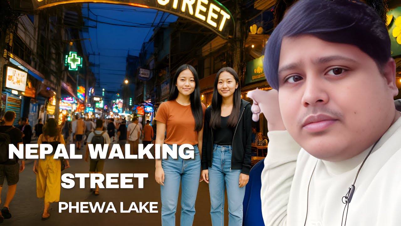Walking Tour of Phewa Lake Street Pokhara | Nepal Travel Vlog 2025 | Lakeside Street Market & Food