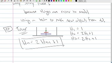 Counting: Creating Recurrence Relations Part 1