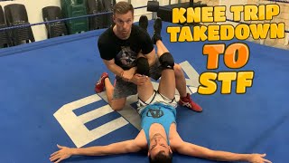 Knee Trip Takedown to STF | WORLD-BEATER WRESTLING