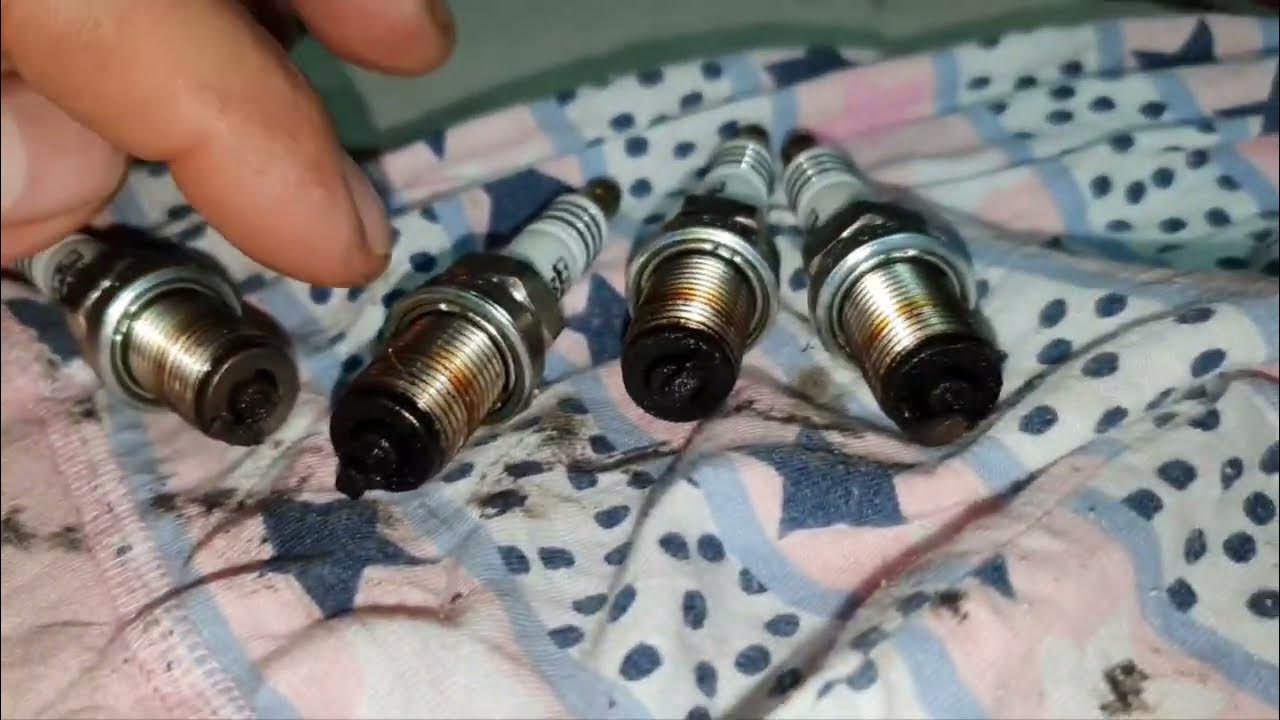 melted spark plug and piston (part 1) YouTube