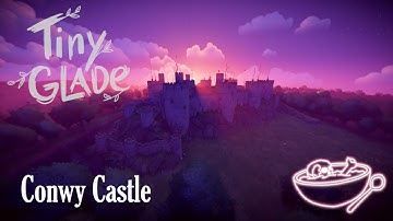 I Completed a REAL Medieval Castle in Tiny Glade! (PC) | Conwy Castle - Part.2