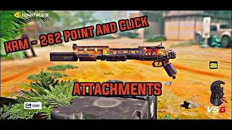 KRM - 262 POINT AND CLICK ATTACHMENTS