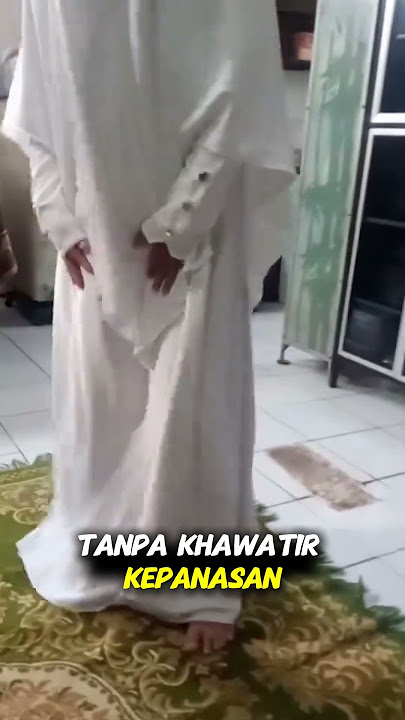 Gamis Cadar Syari Anti UV Cuma 110rb! Wajib Punya! #gamis #syari  #ootd