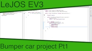LeJOS EV3 Ep12 - Bumper car project Pt1