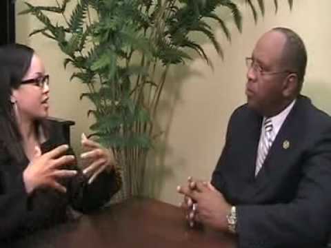 Latoya Williams, of BN magazine,with Dr. Ervin V. ...