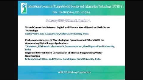 International Journal of Computational Science and Information Technology (IJCSITY)