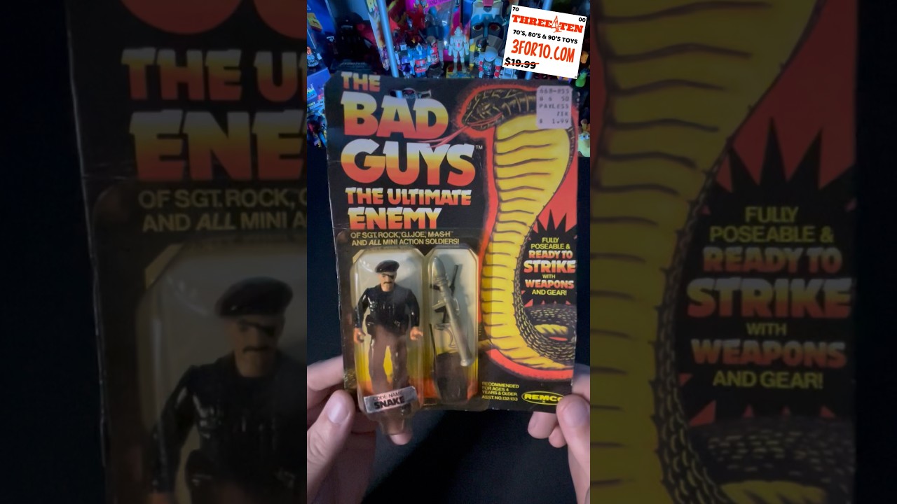 Remco 1982 The Bad Guys Snake! #80stoys #remco #thebadguys #sgtrock #gijoe #mash