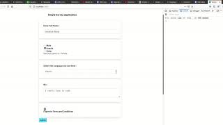 React controlled inputs - simple form with validation