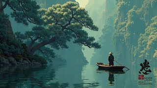 Vredige Chinese fluitmuziek voor diepe slaap en meditatie