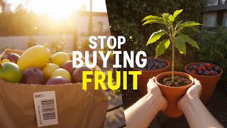 Top 10 Fruit Trees You Can Grow in Pots and Small Places!