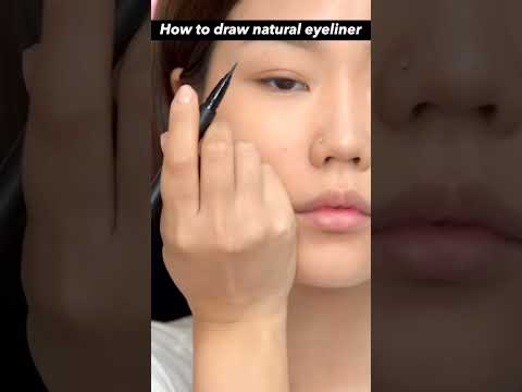 How to draw natural and easy eyeline?