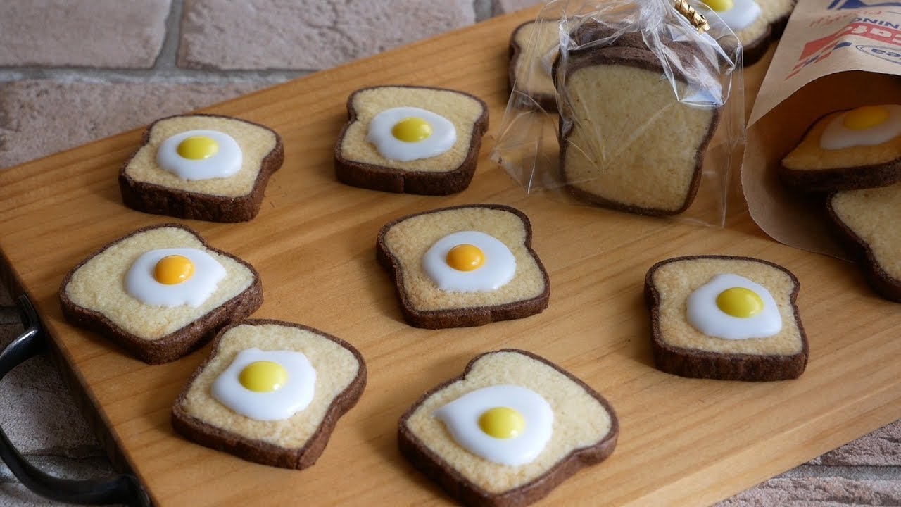 エッグトーストクッキー Egg Toast Cookies Youtube