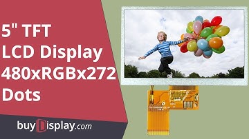 5 inch TFT LCD Display 480x272 Pixels Optional Capacitive/Resistive Touch Screen