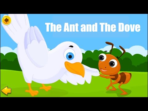 The Ant and The Dove // ​​เรื่องสั้นที่ดีที่สุดสำหรับเด็กในภาษาอังกฤษ