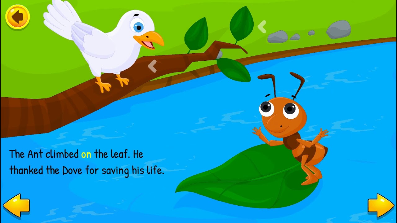 The Ant and The Dove // Best Short Stories for Kids in English
