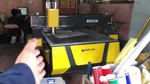 Bàn Giao Hướng Dẫn Vận Hành Máy CNC 1325 Cắt Quảng Cáo Tại Hoài Đức Hà Nội