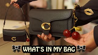 Whats In My Coach Tabby Chain Clutch
