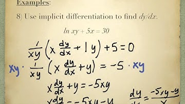 5.1 The Natural Logarithm Differentiation