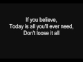 Runner Runner - Believe with Lyrics