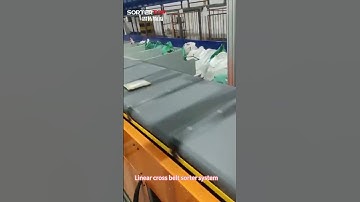 Linear cross belt sorter system