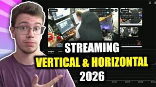 How to Vertical & Horizontal Stream to YouTube (OBS Studio Guide 2026)