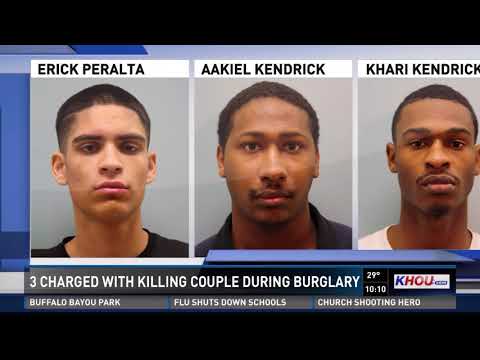 3 charged with killing couple during burglary