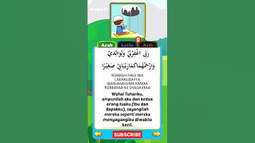 Thumbnail of doa untuk Kedua Orang tua dan artinya #shorts