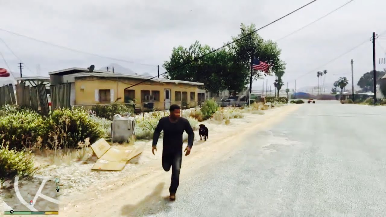 Grand Theft Auto V　恐る恐る、犬の観察をしてみた！