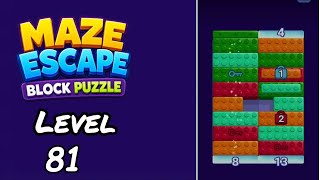 Maze Escape Level 81 Walkthrough