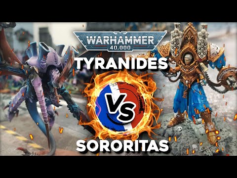 Warhammer 40.000 - Tyranides *NOUVEAU CODEX* VS Soeur de Bataille
