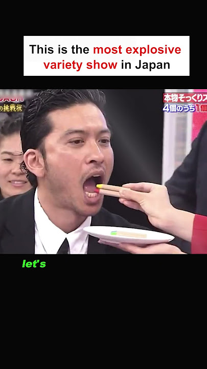 This is the most explosive variety show in Japan #funny #mandago #tvprogram