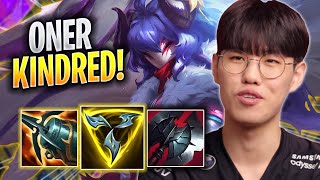 ONER CHILLING WITH KINDRED - T1 Oner Plays Kindred JUNGLE vs Nidalee | Season 2023