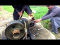 Punjab Village Tube well Peter Diesel Engine Agriculture in Rural Area