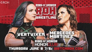 Vertvixen Vs Mercedes Martinez Singles Match Roh Honor Club Tv Wwe 2K23