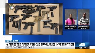 WBRSO: Four juveniles arrested in string of vehicle burglaries; stolen firearms recovered - clipp...
